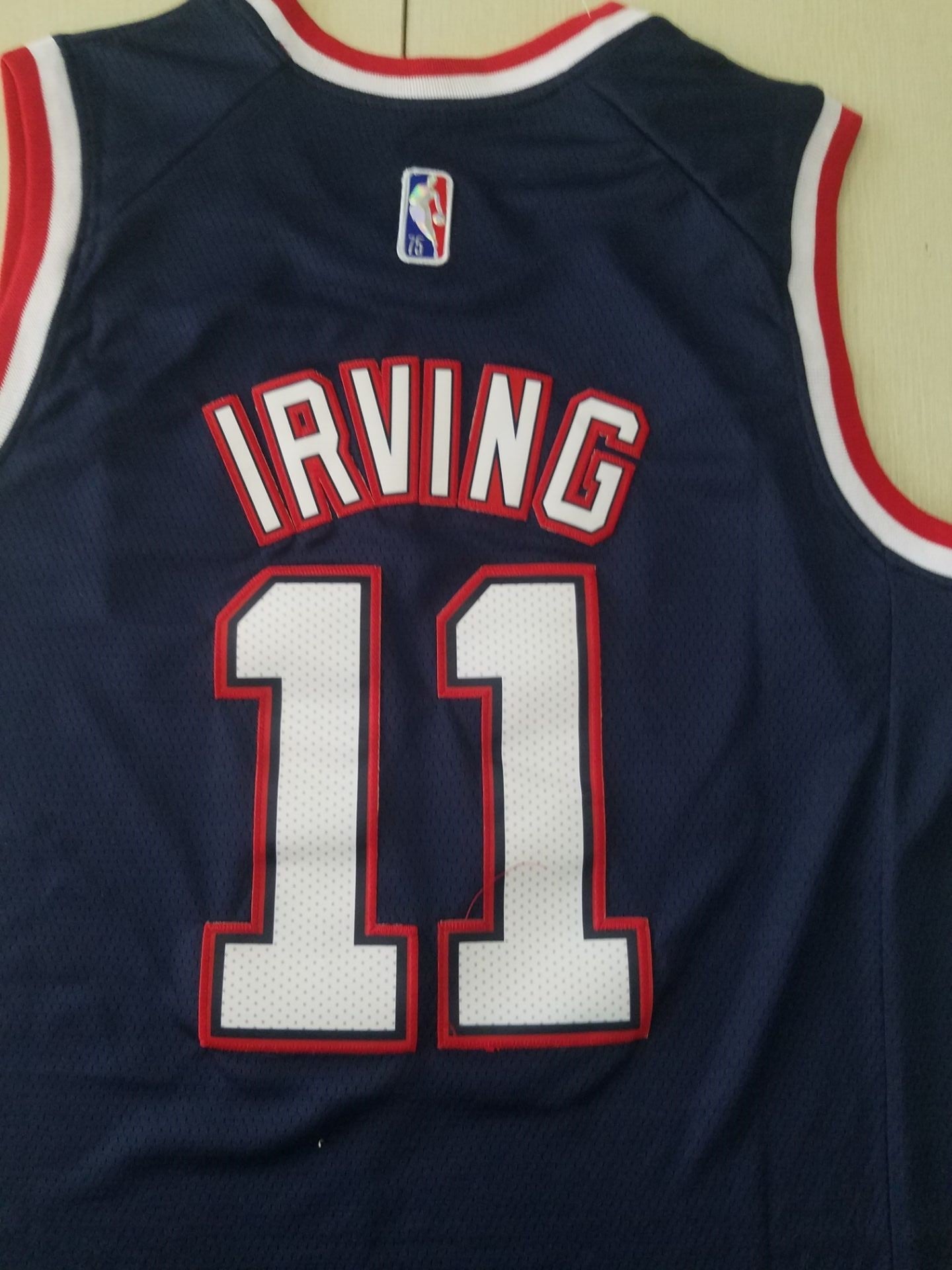 Men's Brooklyn Nets Kyrie Irving Navy 2021/22 Swingman Jerseys - City Edition
