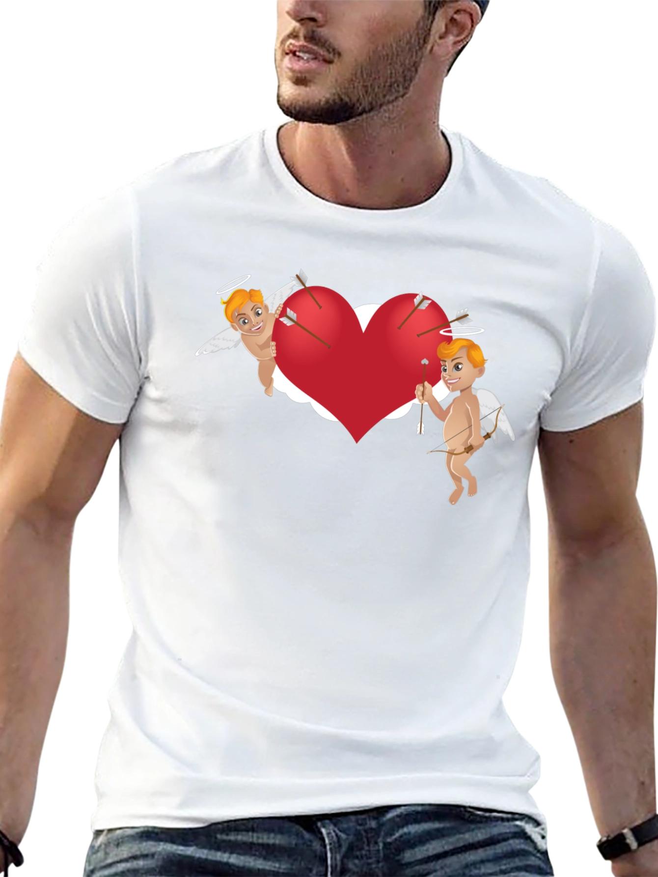 Cupids Arrow Heart T-Shirt