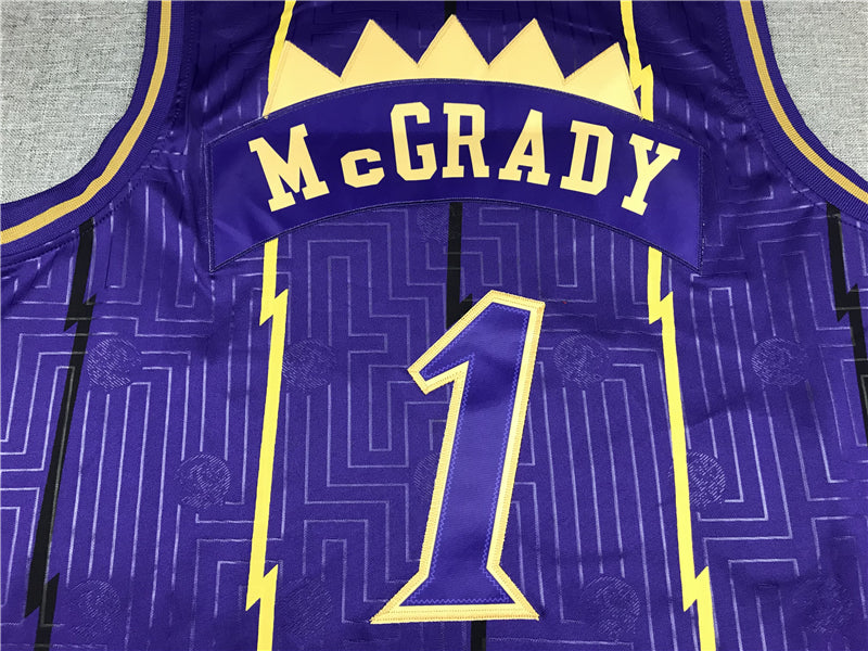 Men's Toronto Raptors Tracy McGrady 1998-99 Purple Hardwood Classics Swingman Jerseys