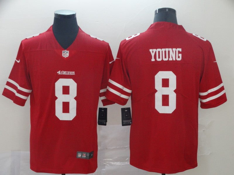 Men's San Francisco 49ers Steve Young #8 Red Game Jerseys