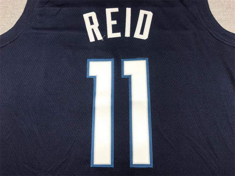 Men's Minnesota Timberwolves Naz Reid #11 Navy Swingman Jerseys - Icon Edition