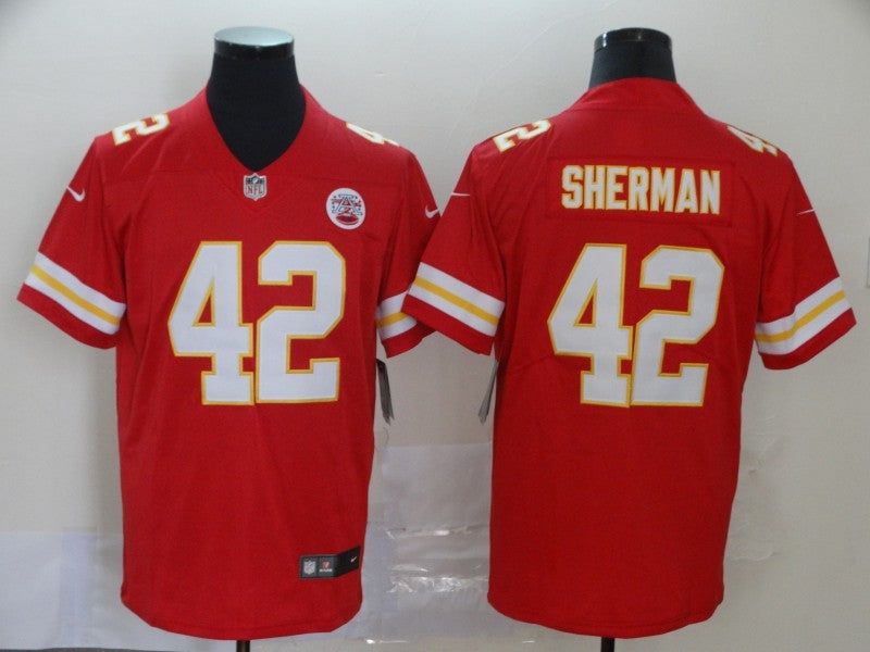 Men's Kansas City Chiefs Anthony Sherman #42 Red Game Jerseys