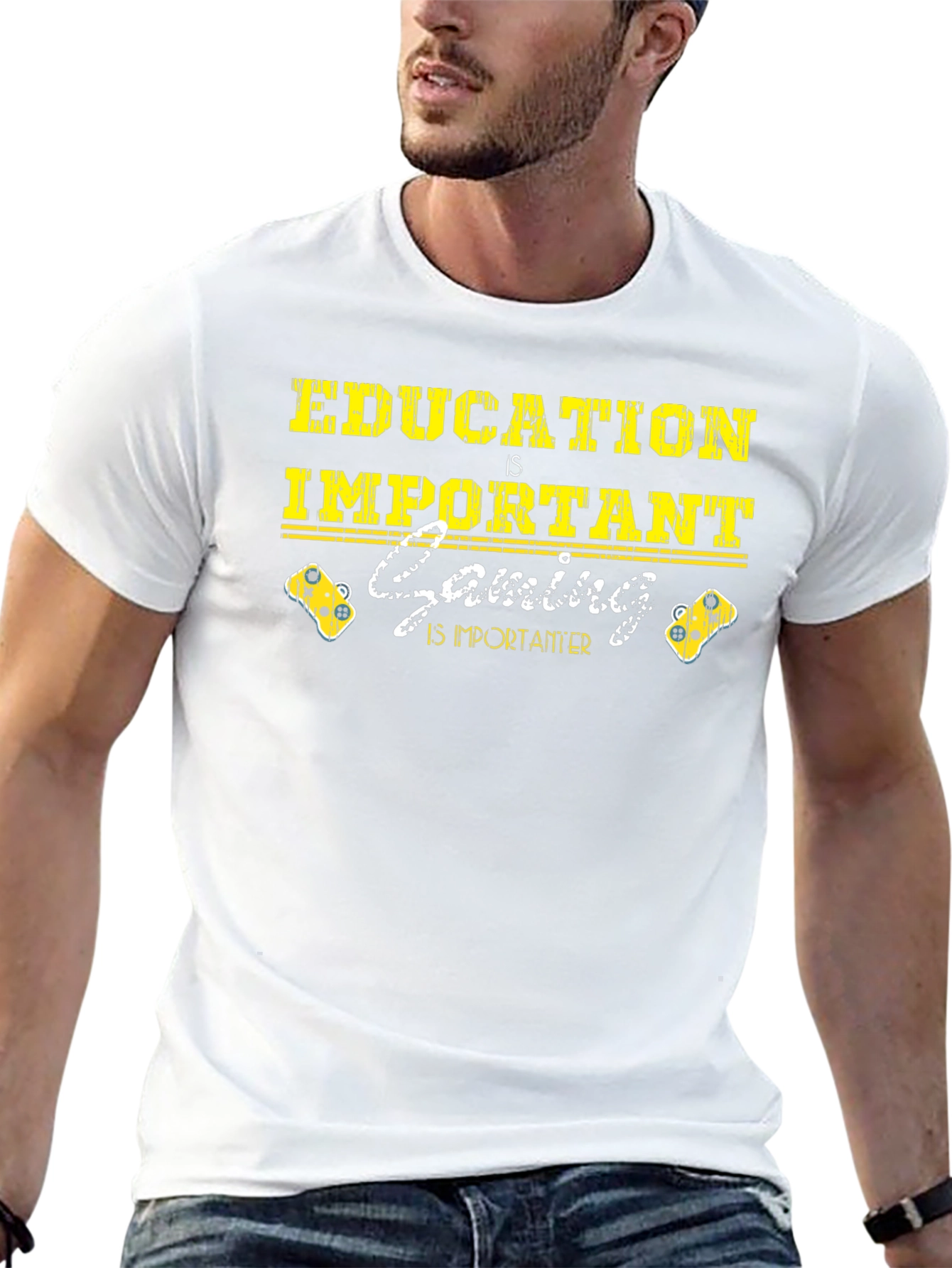 Education is Important Gaming is Importanter T-Shirt