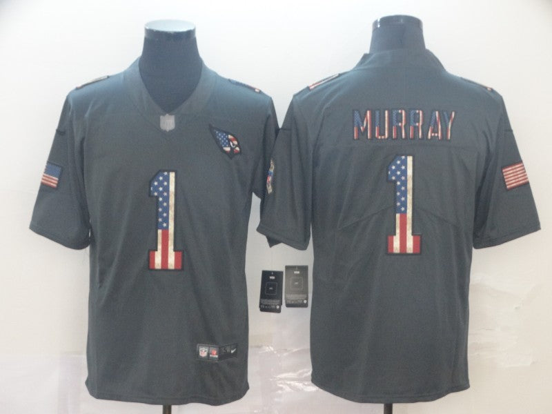 Men's Arizona Cardinals Kyler Murray #1 Black Game Team Jerseys