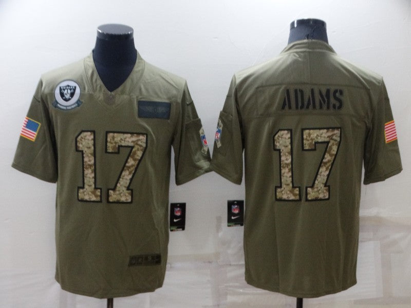 Men's Las Vegas Raiders Davante Adams #17 Brown Game Player Jerseys