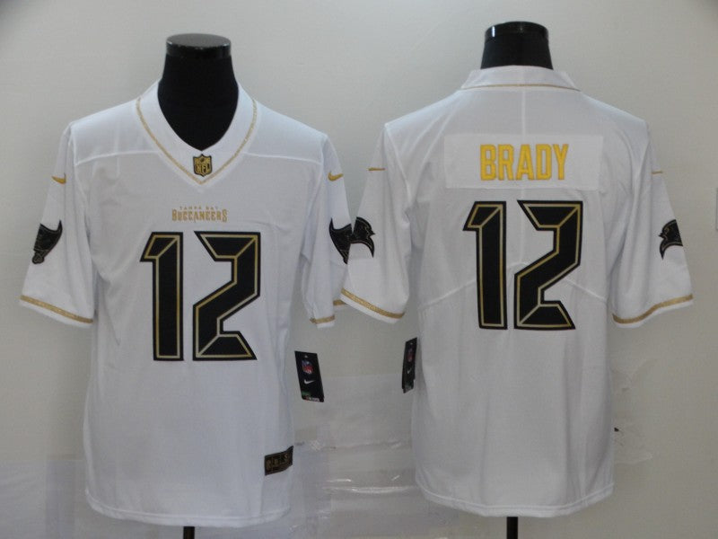 Men's Tampa Bay Buccaneers #12 Tom Brady White Game Player Jerseys