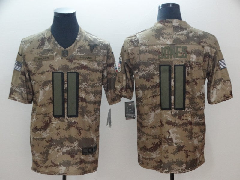 Men's Atlanta Falcons Julio Jones #11 Camouflage Game Jerseys