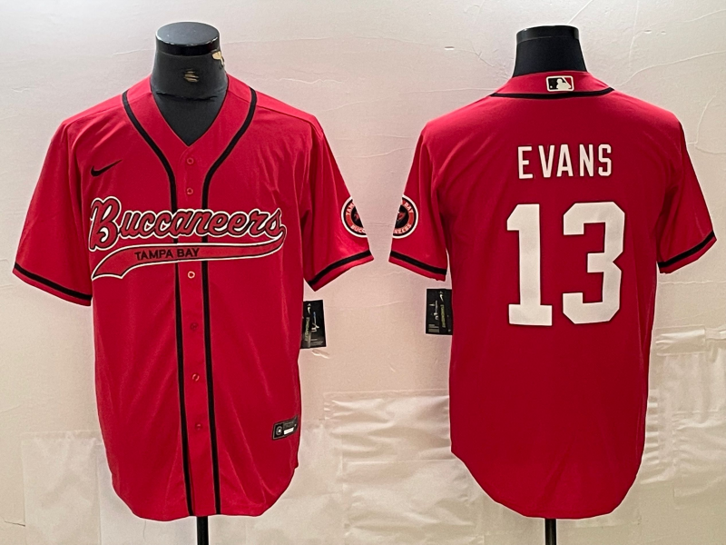 Men's Tampa Bay Buccaneers Mike Evans #13 Red Player Jerseys Joint Edition