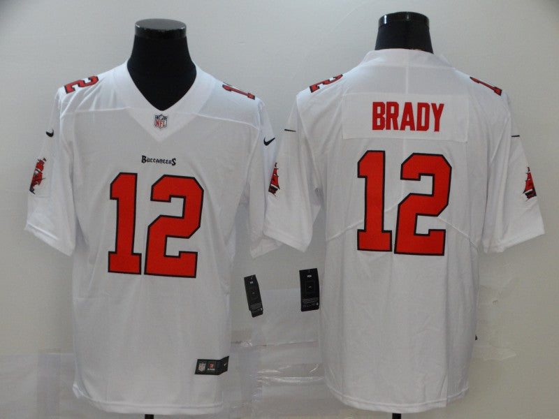 Men's Tampa Bay Buccaneers #12 Tom Brady White Game Jerseys