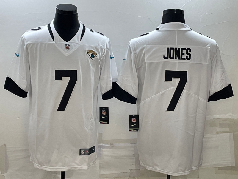 Men's Jacksonville Jaguars Zay Jones #7 White Game Jerseys