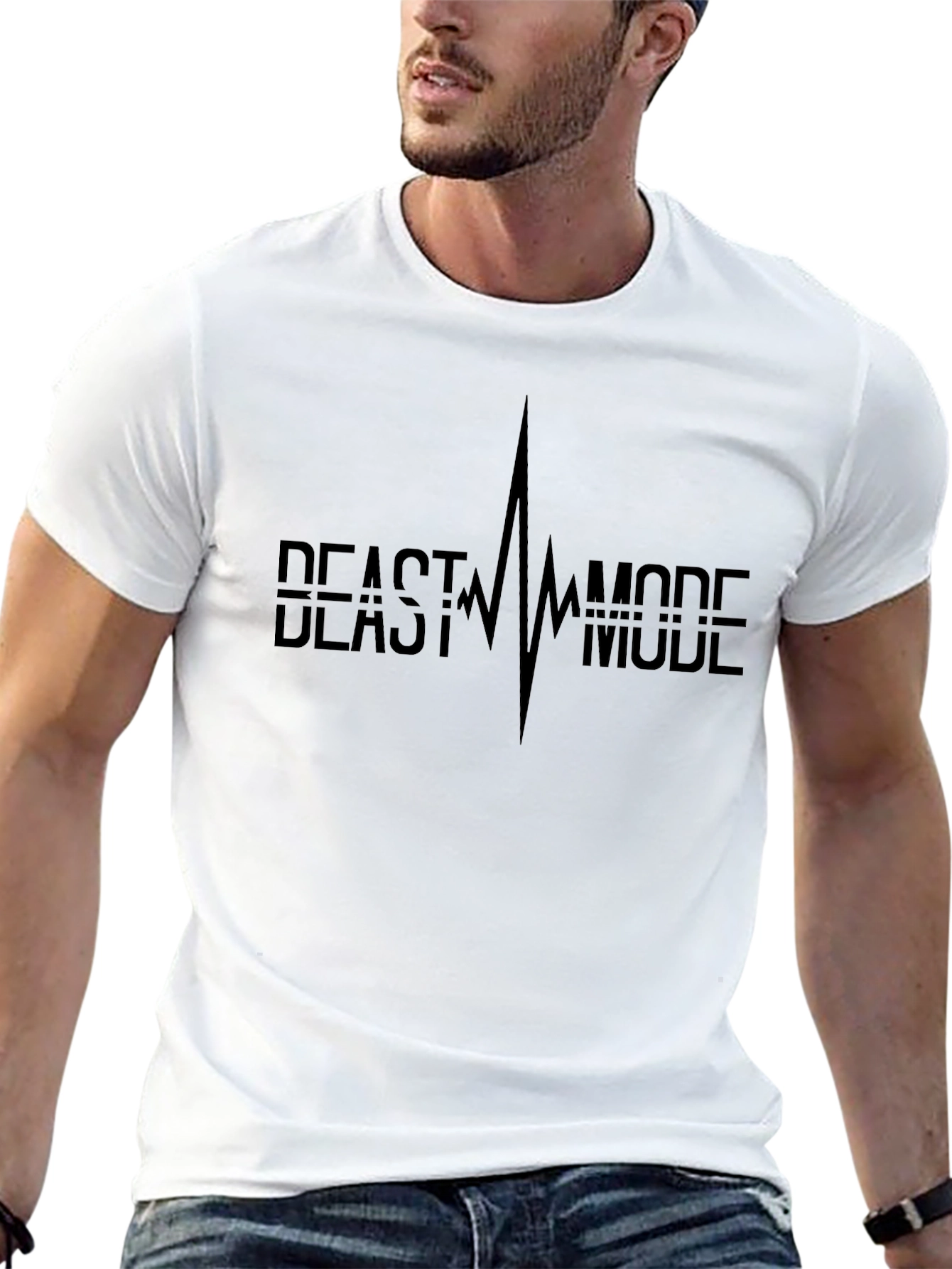 Beast Mode Graphic Black T-Shirt