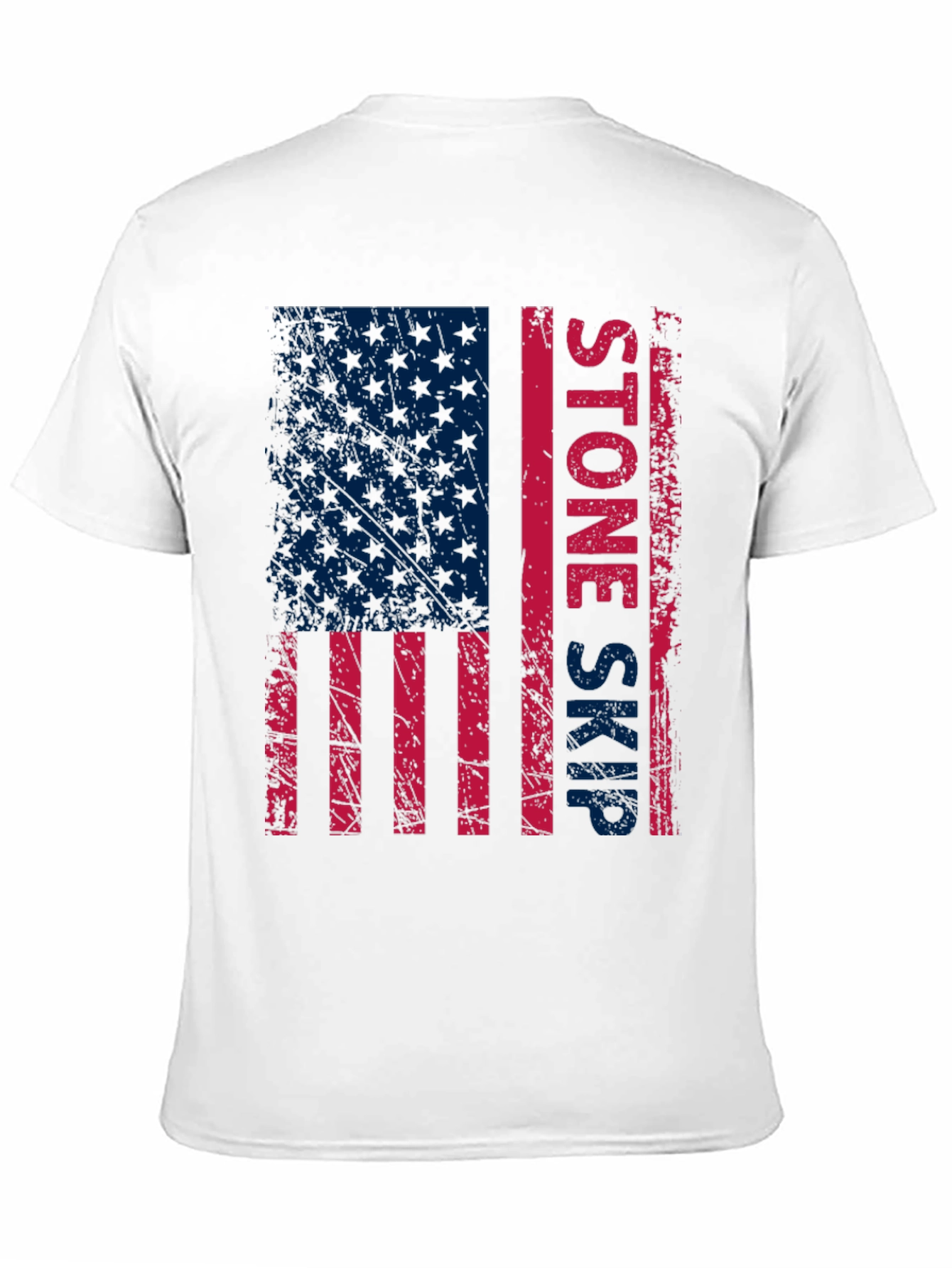 Stone Skip USA Flag Graphic T-Shirt