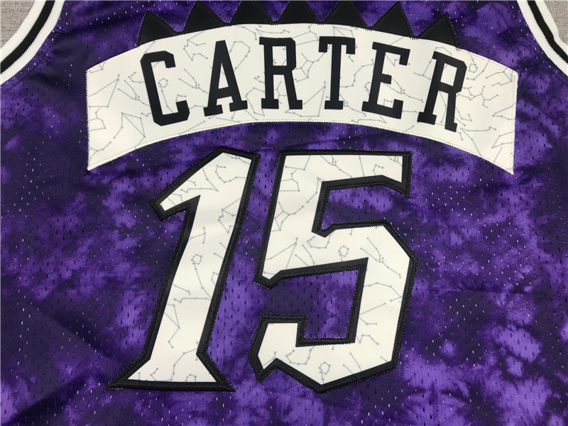 Men's Toronto Raptors Vince Carter Purple Galaxy Swingman Jerseys