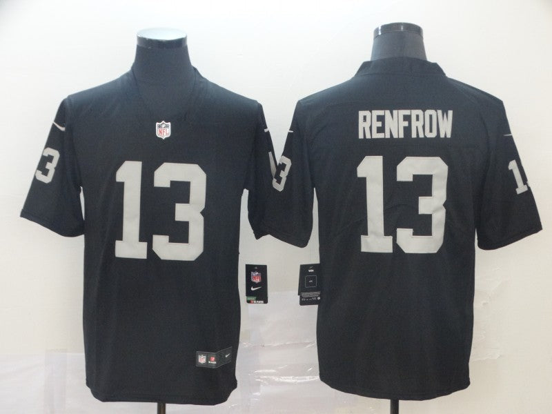 Men's Las Vegas Raiders Hunter Renfrow #13 Black Game Jerseys