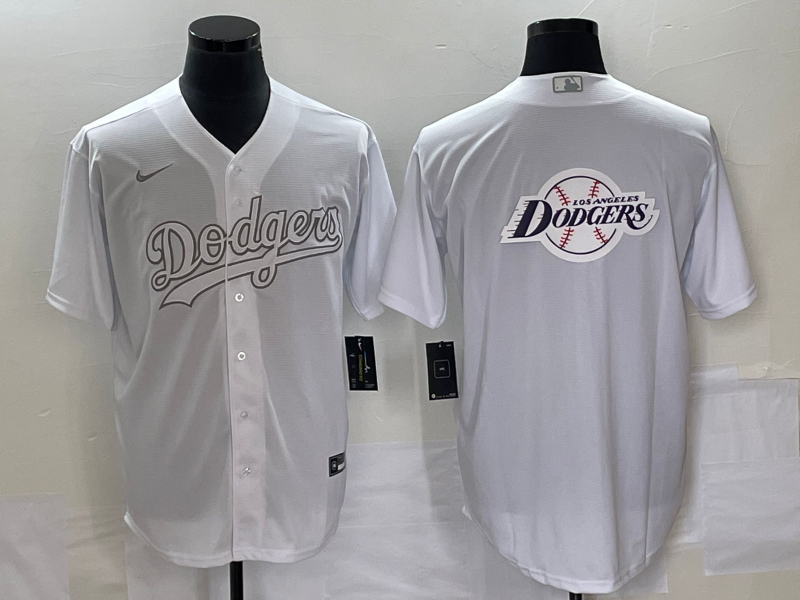 Men's Los Angeles Dodgers White Replica Team Jerseys