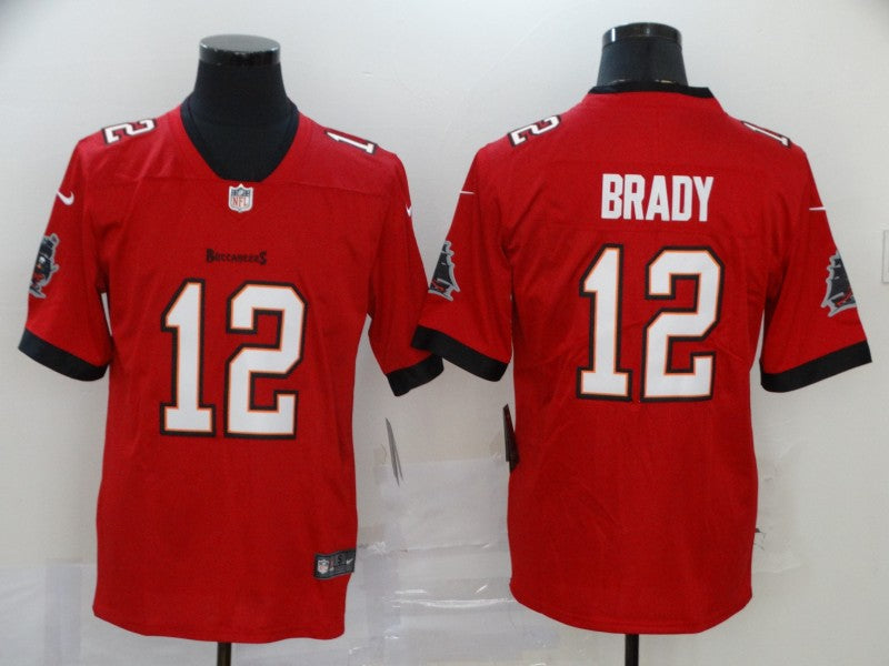 Men's Tampa Bay Buccaneers Tom Brady Red Vapor Limited Jerseys