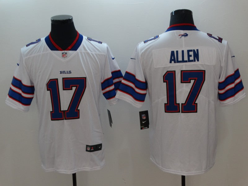 Men's Buffalo Bills Josh Allen #17 White Game Player Jerseys