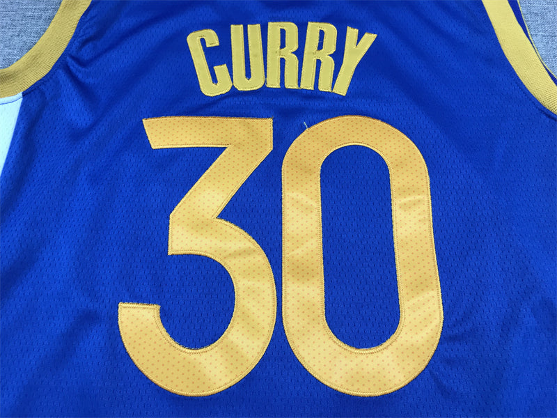 Men's Golden State Warriors Stephen Curry #30 Royal 2022/23 Fast Break Replica Player Jerseys - Icon Edition