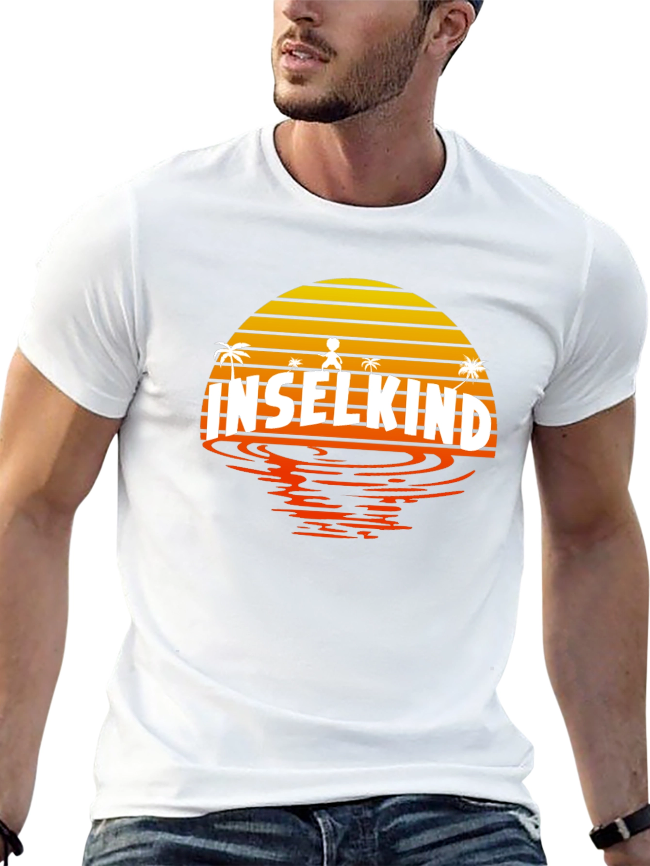 Inselkind Sunset T-Shirt - Island Child Black Tee