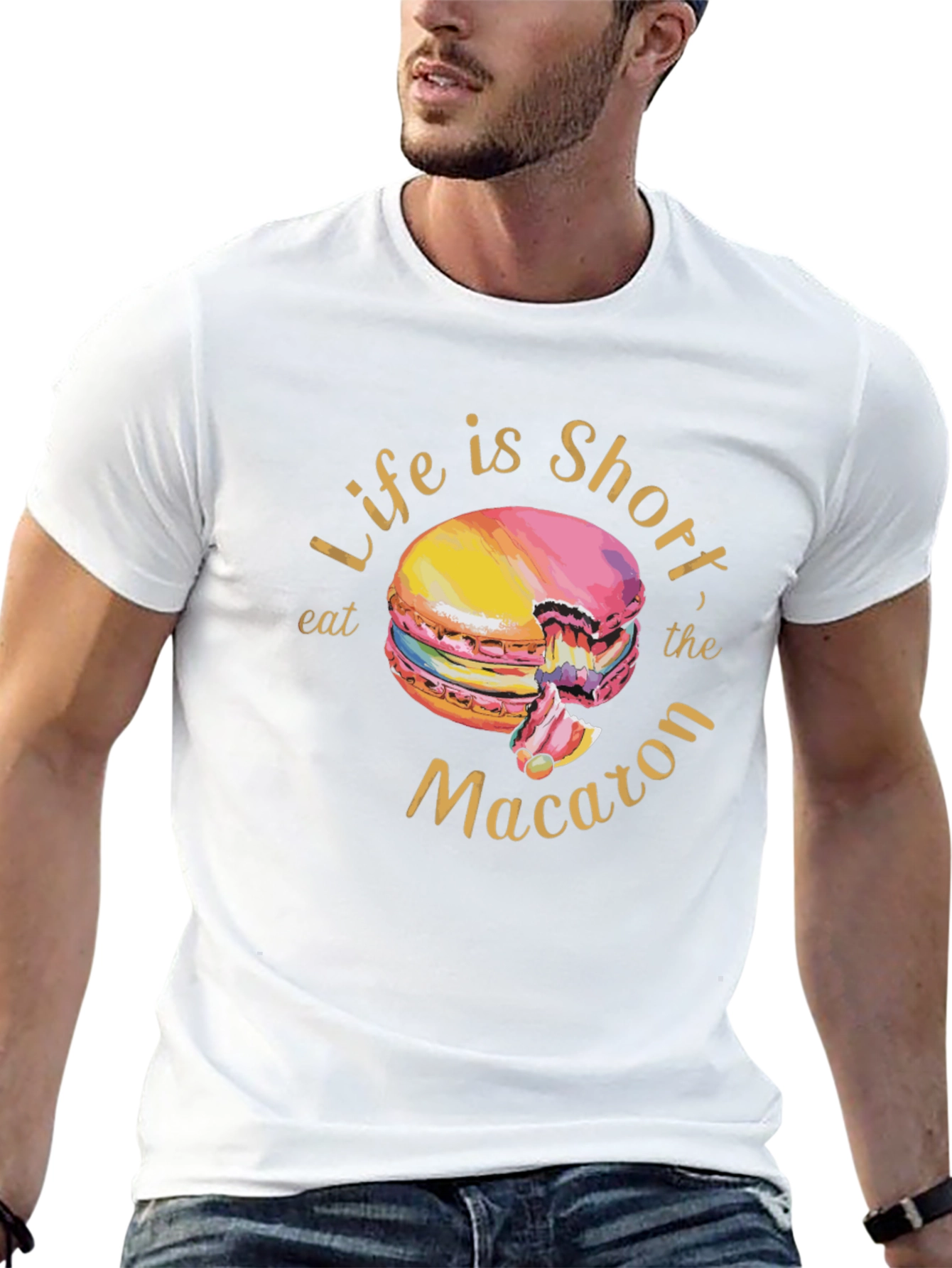 Life is Short Eat the Macaron T-Shirt