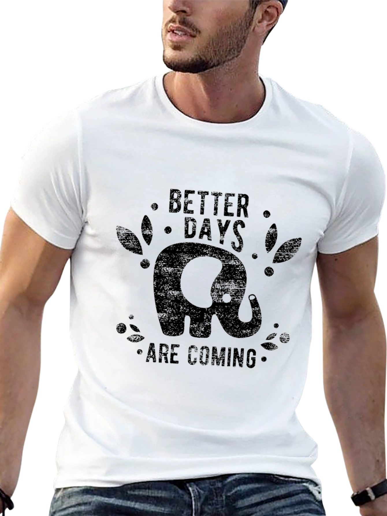 Better Days Elephant Graphic Tee
