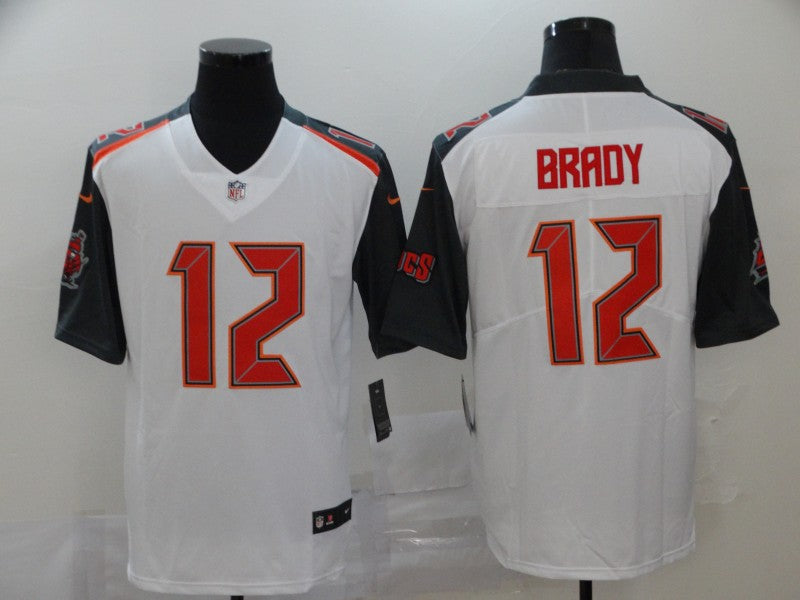 Men's Tampa Bay Buccaneers Tom Brady #12 White Game Player Jerseys