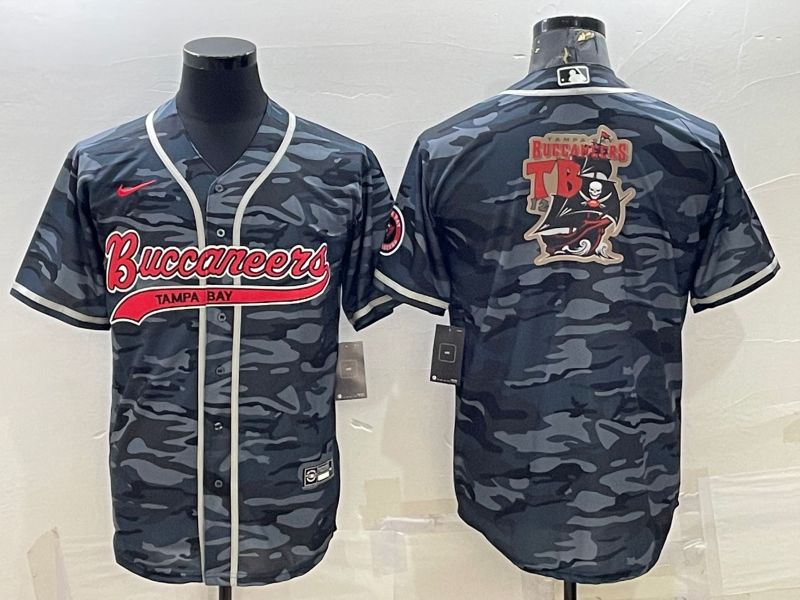 Men's Tampa Bay Buccaneers Grey Camouflage Game Jerseys