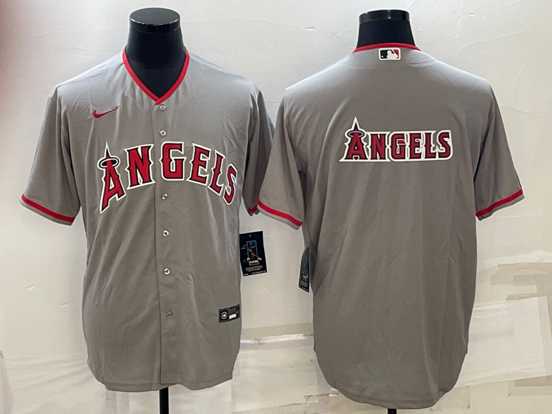 Men's Los Angeles Angels Gray Alternate Replica Player Jerseys