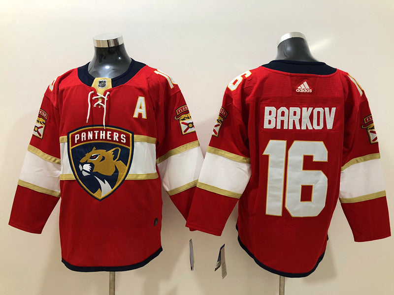 Men's Florida Panthers Aleksander Barkov #16 Red Home Breakaway Player Jerseys