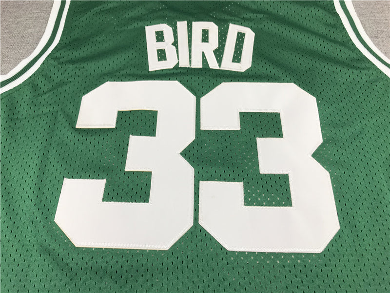 Men's Boston Celtics Larry Bird Green 1985-86 Hardwood Classics Swingman Jerseys
