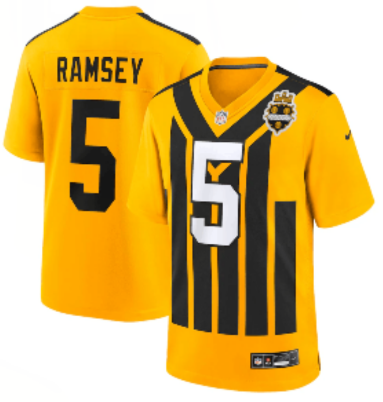 Men's Pittsburgh Steelers Jalen Ramsey Nike Jersey - Retro Yellow-2