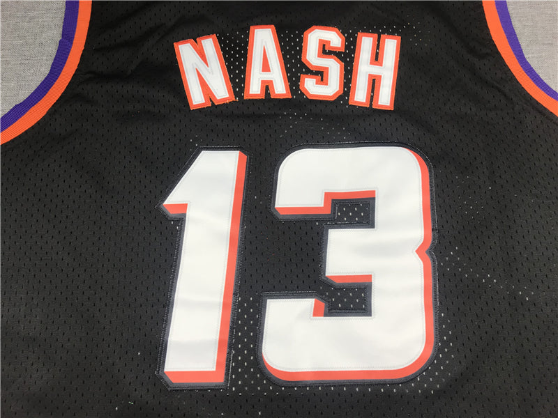 Men's Phoenix Suns Steve Nash Black 1996-97 Hardwood Classics Swingman Jerseys