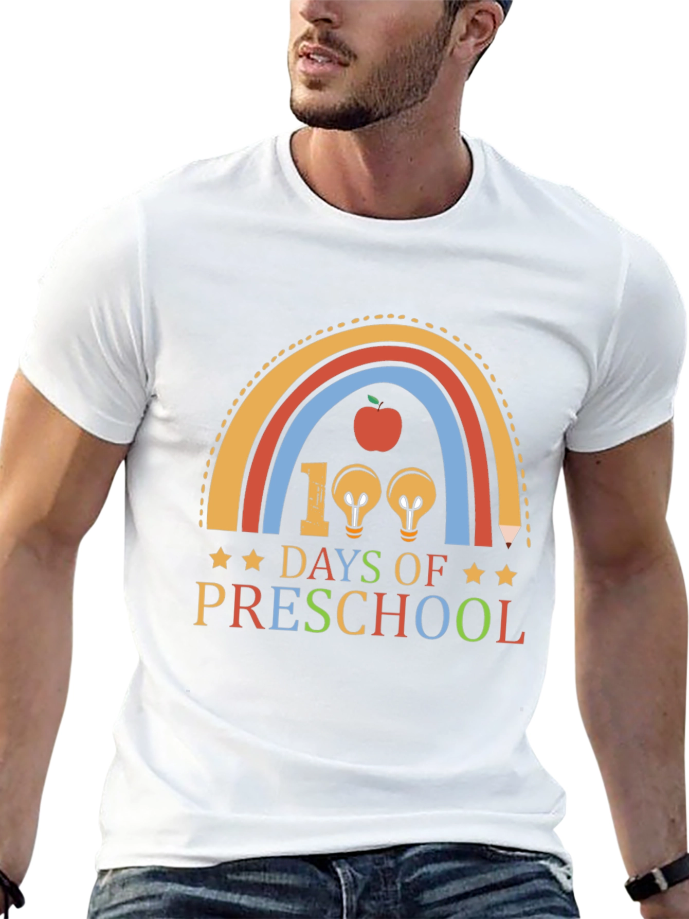 100 Days of Preschool Graphic Tee