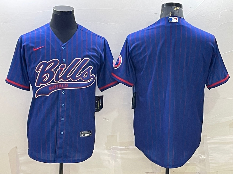Men's Buffalo Bills Royal Game Blank Jerseys