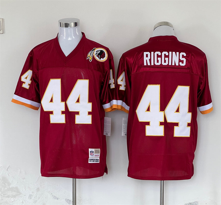 Men's Washington Redskins John Riggins Mitchell & Ness Burgundy Legacy Replica Jerseys