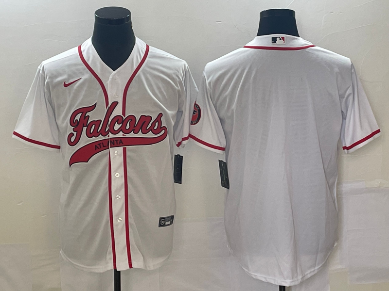 Men's Atlanta Falcons White Blank Jerseys