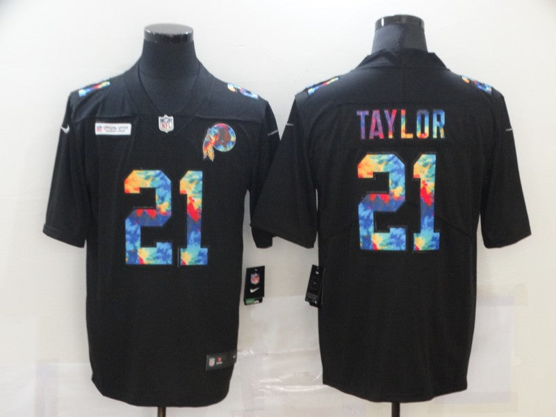 Men's Washington Commanders Sean Taylor #21 Black Game Player Jerseys