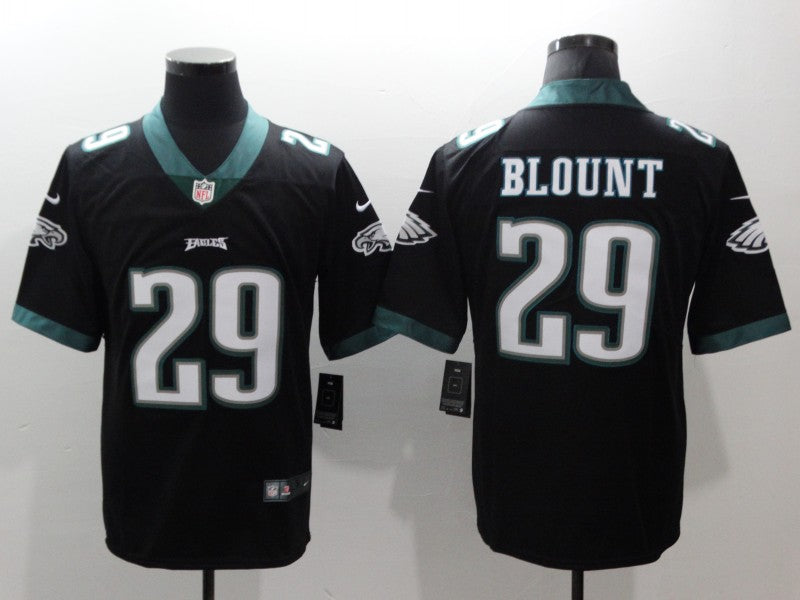 Men's Philadelphia Eagles LeGarrette Blount #29 Black Game Jerseys
