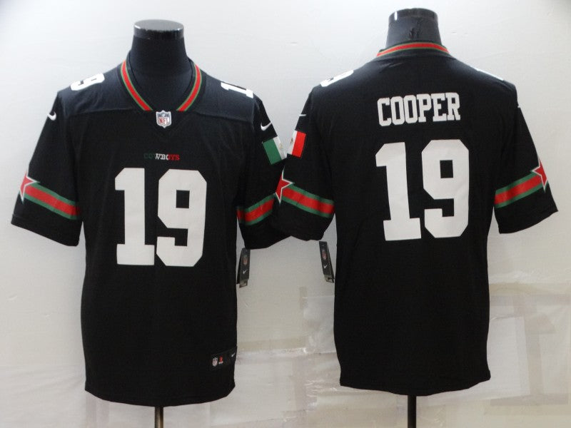 Men's Dallas Cowboys #19 Amari Cooper Black Player Game Jerseys