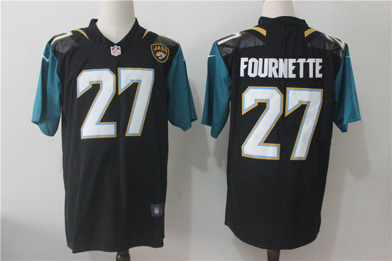 Men's Jacksonville Jaguars Leonard Fournette #27 Black Game Jerseys