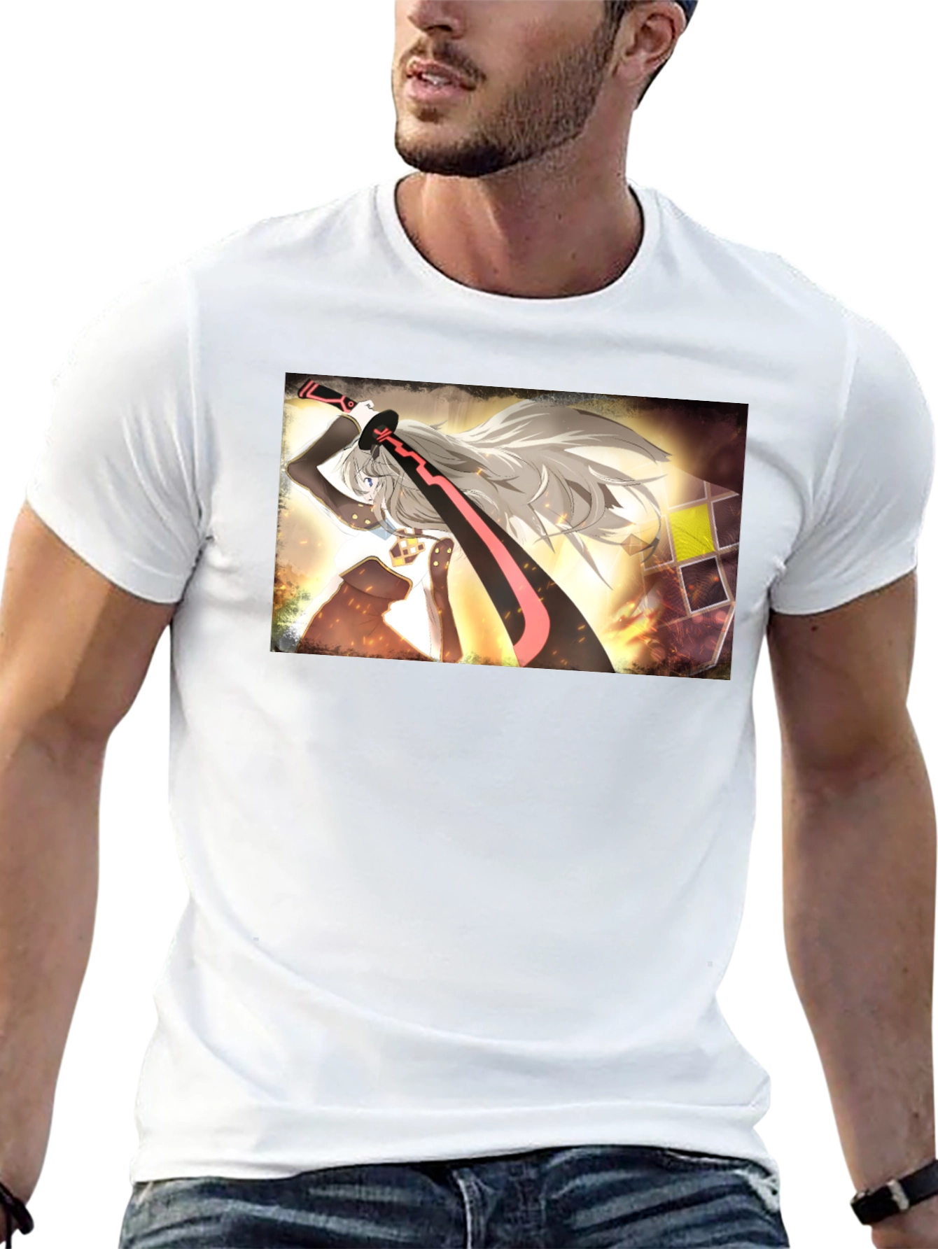 Anime Graphic Black T-Shirt: Stylish Fan Apparel