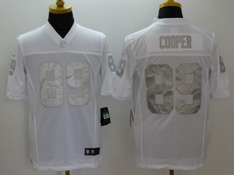 Men's Las Vegas Raiders Amari Cooper #89 White Player Game Jerseys