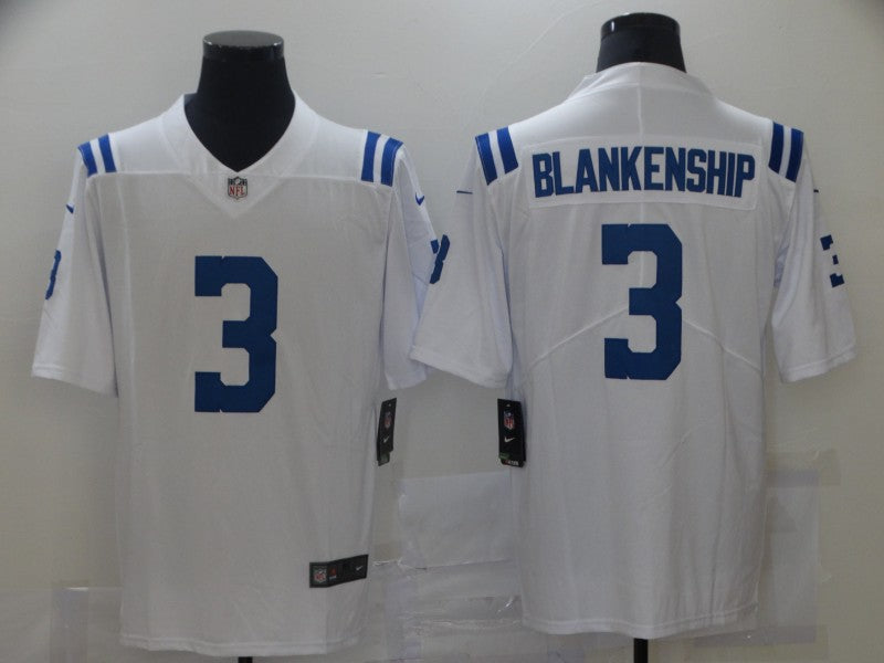 Men's Indianapolis Colts Rodrigo Blankenship #3 White Game Jerseys