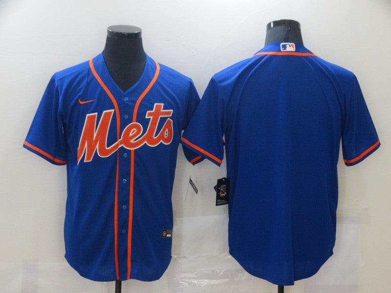 Men's New York Mets Royal Alternate Replica Blank Jerseys