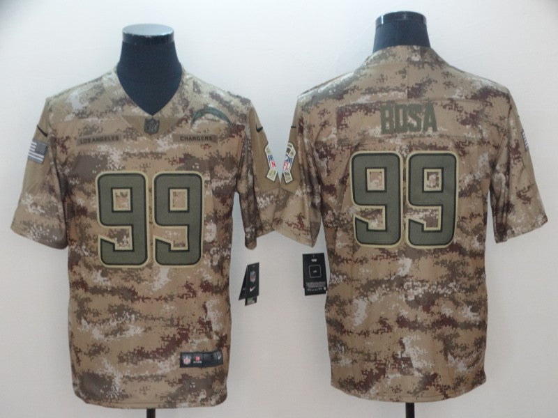 Men's Los Angeles Chargers Joey Bosa #99 Camouflage Game Jerseys