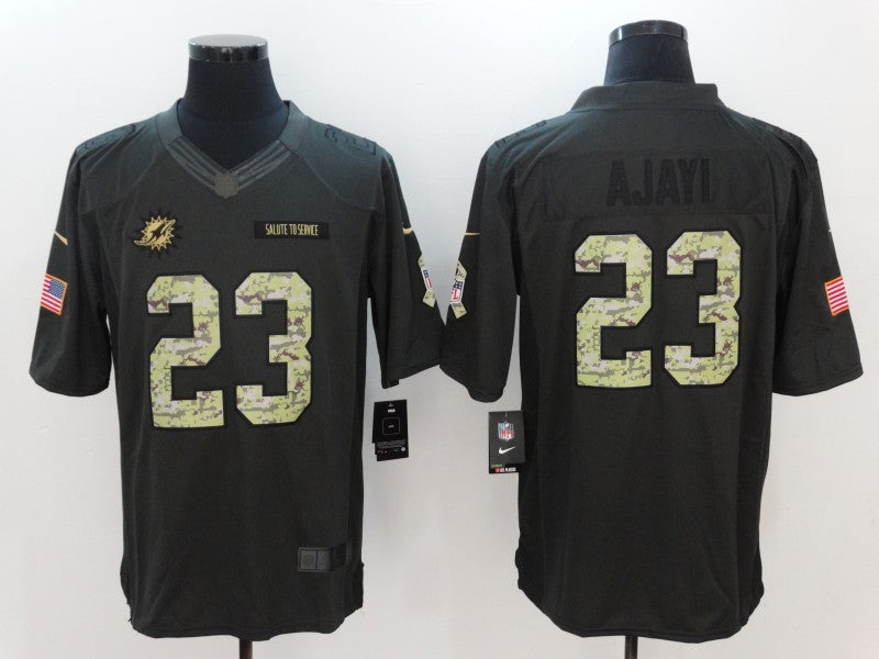 Men's Miami Dolphins Jay Ajayi #23 Black Game Player Jerseys