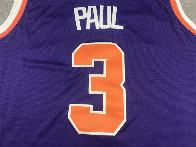 Men's Phoenix Suns Chris Paul Purple 2020/21 Fast Break Replica Player Jerseys