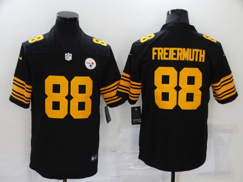 Men's Pittsburgh Steelers Pat Freiermuth #88 Black Alternate Legend Jerseys