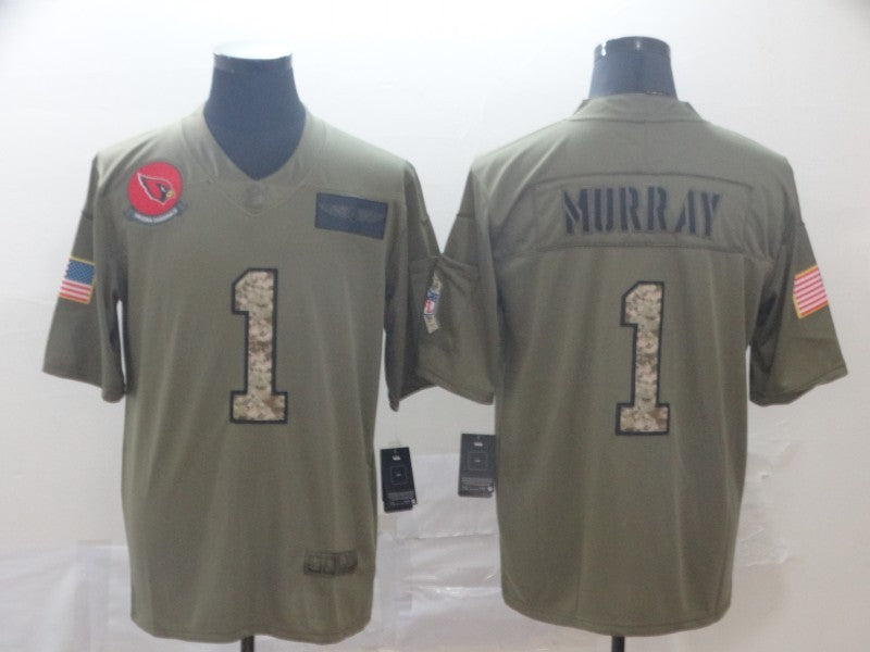 Men's Arizona Cardinals Kyler Murray #1 Brown Player Game Jerseys