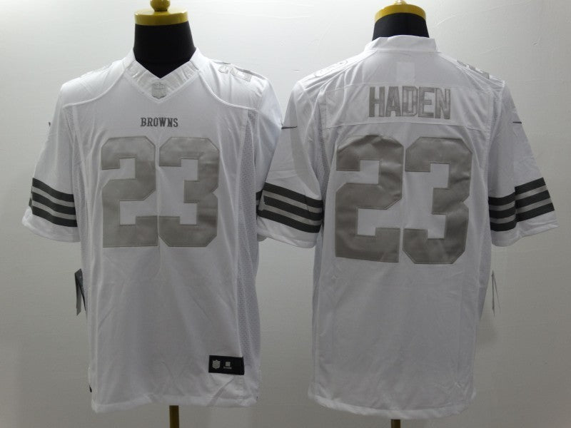 Men's Cleveland Browns Joe Haden #23 White Game Jerseys